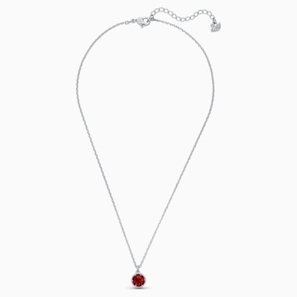 Swarovski red crystal pendant necklace